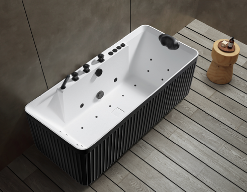 Solid Surface Freestanding Bathtub – Crafted for Timeless Elegance
