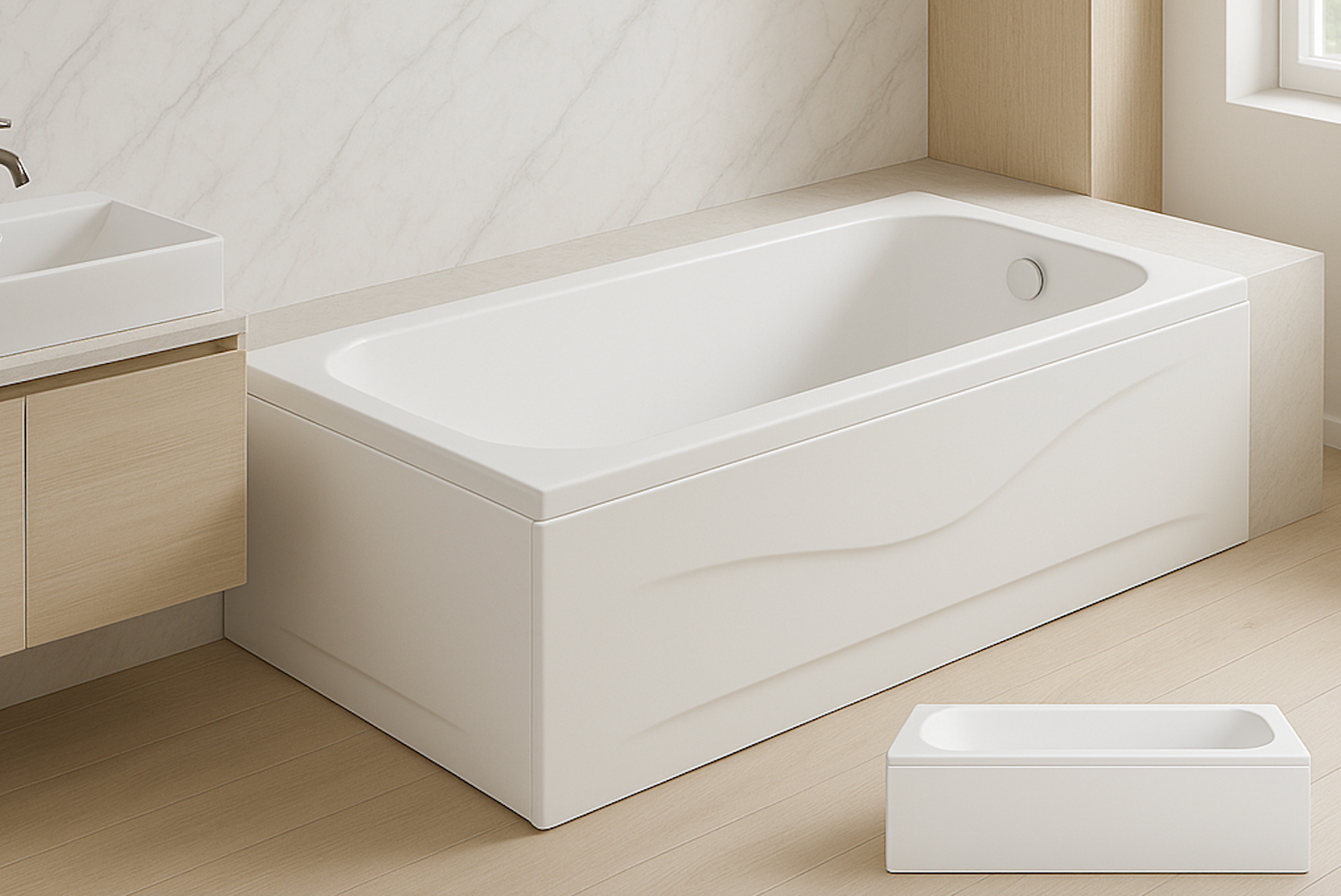 Project Series Bathtub – Durable and Customizable for Commercial Use