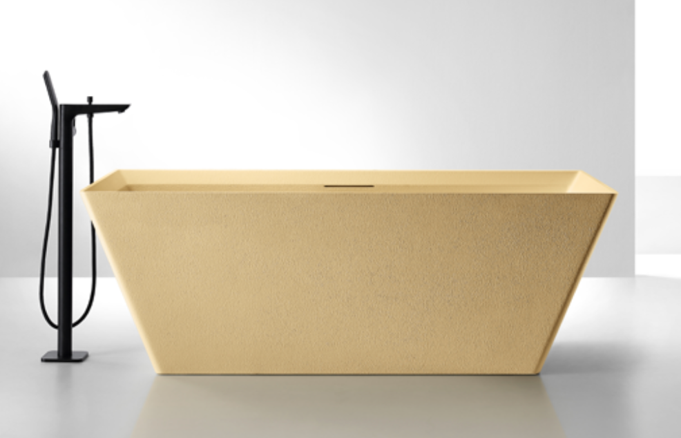 Dahua Geometric Freestanding Bathtub – Tapered Rectangular Design