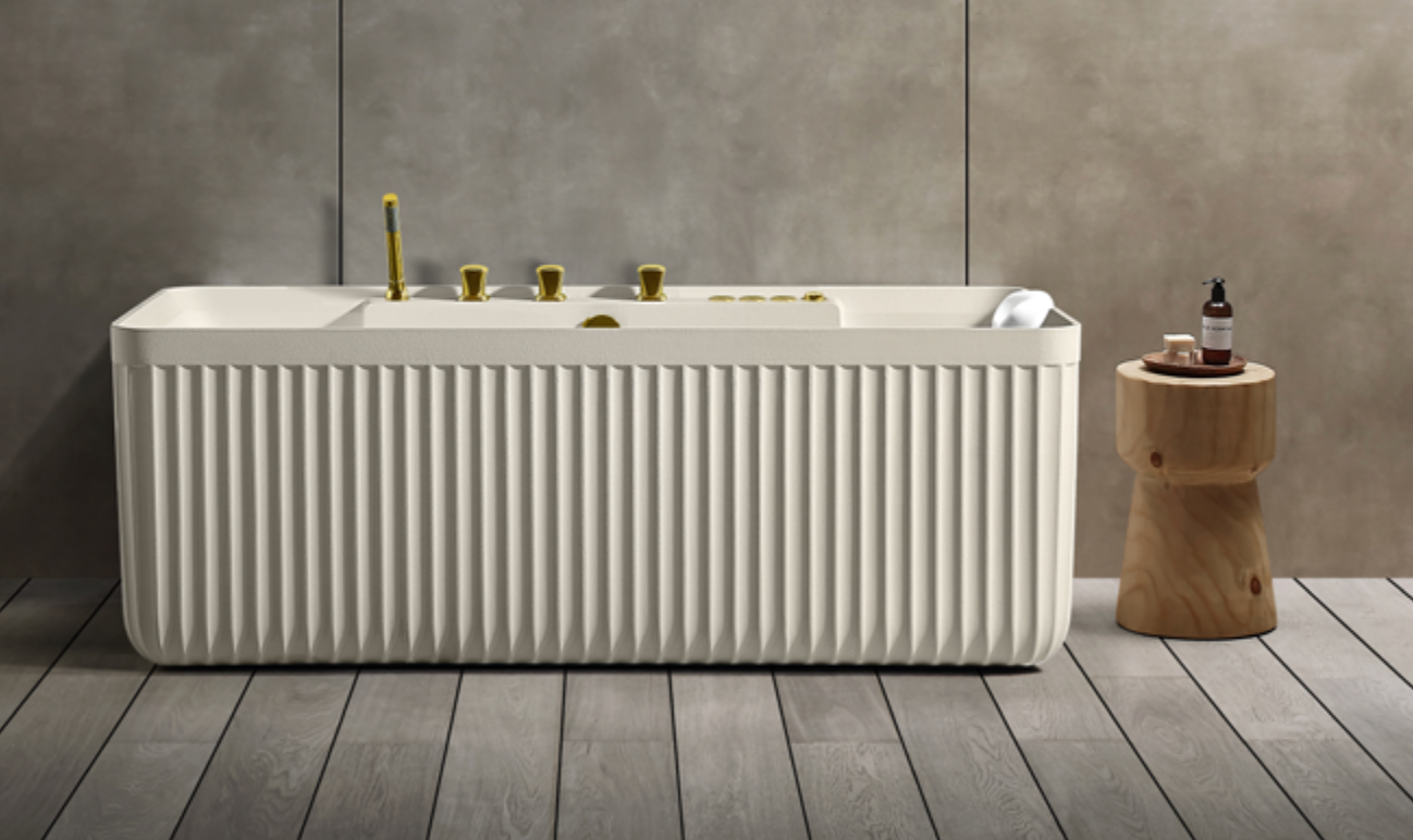 Luxury Whirlpool Massage Bathtub – Freestanding Spa Experience